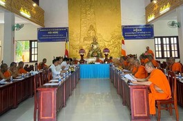 Trà Vinh: Hội Đoàn kết Sư sãi yêu nước tỉnh sơ kết hoạt động 6 tháng đầu năm 2022