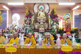 Lễ sớt bát cúng dường tại chùa Bửu Quang (quận 8) nhân Đại lễ Vu lan Phật lịch 2566