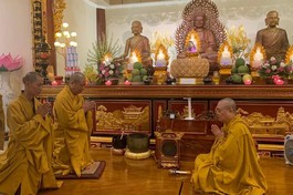 Nghệ An: Ban Trị sự GHPGVN tỉnh tổ chức lễ Tự tứ kết thúc mùa An cư kiết hạ Phật lịch 2566