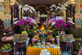 Chùa Đại Giác thiết lễ húy kỵ Hòa thượng Thích Thiện Huê