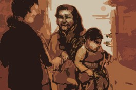 Sáng nay mẹ ghé thăm nhà…