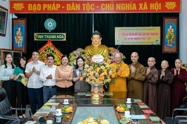 Thanh Hóa: Lãnh đạo chúc mừng thành công Đại hội đại biểu Phật giáo tỉnh lần thứ VIII (2022-2027)