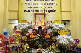 Di ảnh cố Ni trưởng Thích nữ Hạnh Tịnh