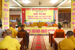 Phật giáo TP.Trà Vinh thực hiện công tác từ thiện trên 7 tỷ đồng