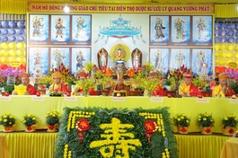 Lễ tạ đàn Dược Sư thất châu tại chùa Phước Ân (H.Bình Chánh, TP.HCM)