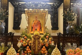 Di ảnh cố Thượng tọa Thích An Thông tại chùa Giác Chơn