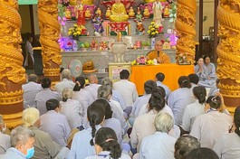 Bến Tre: Chùa Hưng Mỹ tổ chức khóa tu niệm Phật "Một ngày an lạc”