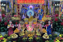 [ẢNH] Các tự viện ở Q.Phú Nhuận thiết trí lễ đài, vườn Lâm-tỳ-ni kính mừng Khánh đản Đức Thế Tôn