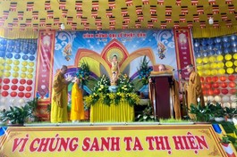 Lễ Phật đản tại chùa Phước Ân (H.Bình Chánh)