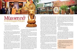 Bài trên Báo Giác Ngộ số 1203 - Thiết kế: Phòng Mỹ thuật BGN/Tống Viết Diễn