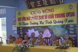 Phân ban Ni giới T.Ư thăm chư Ni hành giả an cư tại TP.Đà Nẵng và tỉnh Quảng Nam