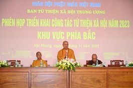 Hải Phòng: Ban Từ thiện xã hội T.Ư tổ chức Hội nghị triển khai công tác Phật sự phía Bắc năm 2023