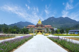 Thiền viện Trúc Lâm Chính Pháp tại xã Tràng Đà, TP.Tuyên Quang, tỉnh Tuyên Quang