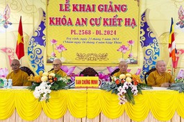 Chư tôn đức chứng minh buổi lễ