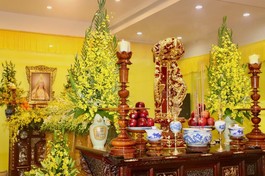 Giác linh đường Trưởng lão Hòa thượng Thích Quán Hạnh 