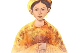 Tranh vẽ công chúa Huyền Trân