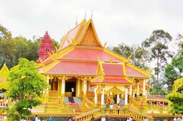 Chánh điện chùa Chông Prây hoàn thành sau 5 năm khởi công xây dựng