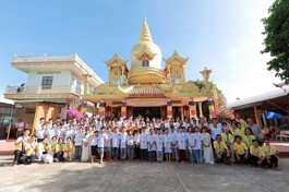 Hơn 100 bạn trẻ tại địa phương về chùa Phước Quang tham dự khóa tu