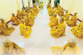 An cư kiết hạ là thời điểm hành giả ở yên một trú xứ để thúc liễm thân tâm, công phu tu tập, trau dồi Tam vô lậu học