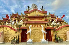 Công trình mang kiến trúc đặc thù của Phật giáo