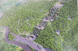 Khu văn hóa tâm linh Mường Ảng có tổng diện tích sàn xây dựng là 5.750 mét vuông