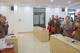 Chuẩn bị cho sự kiện đặc biệt 50 năm Báo Giác Ngộ tại Việt Nam Quốc Tự