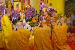 Lễ cung tiến Giác linh Hòa thượng Thích Hạnh Thu nhân tuần chung thất 