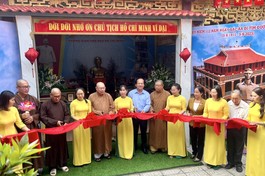 Ra mắt "Không gian văn hóa Hồ Chí Minh" tại chùa Giác Nguyên (H.Hóc Môn)