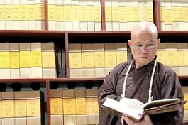 Thượng tọa Thích Giác Dũng cho biết, đủ nhân duyên, tháng 12-2024, Đại tạng kinh Tây Tạng của Trung Hoa đã về tàng tại thư viện của tu viện Vĩnh Nghiêm