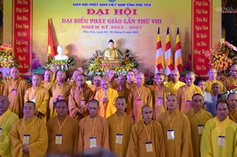 Hòa thượng Thích Đồng Tiến được tái suy cử Trưởng ban Trị sự Phật giáo tỉnh Phú Yên nhiệm kỳ 2022-2027