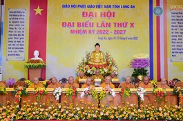 Phiên trù bị Đại hội đại biểu Phật giáo tỉnh Long An lần thứ X, nhiệm kỳ 2022-2027 