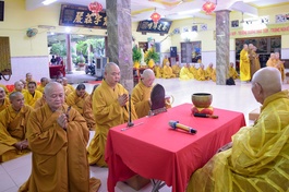 Lễ tác pháp Tự tứ của chư Tăng quận 8