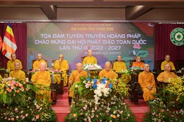 Tọa đàm tuyên truyền hoằng pháp chào mừng Đại hội đại biểu Phật giáo toàn quốc lần thứ IX