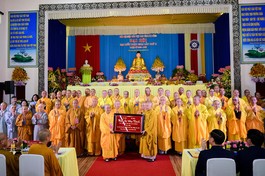 Hòa thượng Thích Thanh Tân được tái suy cử Trưởng ban Trị sự GHPGVN tỉnh Lâm Đồng nhiệm kỳ 2022-2027