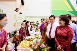 Ngày hội buffet chay “Chung một tấm lòng” vì người nghèo quận 1 năm 2022