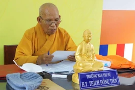 Hòa thượng Thích Đồng Tiến, Trưởng ban Trị sự GHPGVN tỉnh Phú Yên