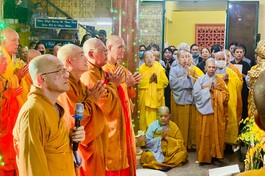 Lễ tạ pháp khóa niệm Phật “Bách nhựt trì danh” lần thứ 57 tại Nhất Nguyên Bửu tự