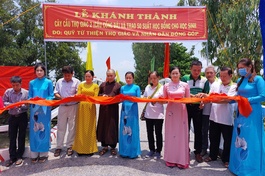 Cắt băng khánh thành cầu Thọ Giác 2 tại tỉnh Đồng Tháp