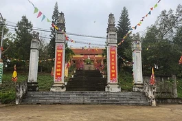 Khu tâm linh Phủ Vàng - nơi thờ Thánh mẫu Liễu Hạnh tại huyện Hoằng Hóa, Thanh Hóa - Ảnh: Minh Hoàng