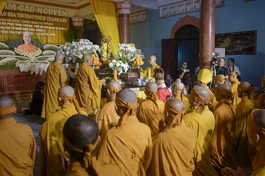 Giác linh đường Trưởng lão Hòa thượng Thích Thanh Sơn tại tổ đình Vạn Thọ (Q.1, TP.HCM)