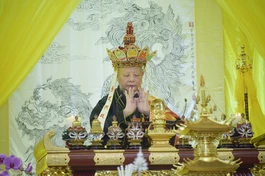 Hòa thượng Thích Lệ Trang sám chủ chẩn tế trong Pháp hội Vu lan Phật lịch 2567