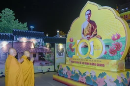 Không gian triển lãm "Tổ sư Minh Đăng Quang: Khởi nguyên và sự truyền thừa" tại pháp viện Minh Đăng Quang