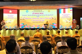 Trại sáng tác “Nhận thức Phật giáo qua nghệ thuật: Âm nhạc, Biểu tượng và Thơ đối” do Ban Văn hóa T.Ư tổ chức diễn ra từ ngày 11 đến 14-6