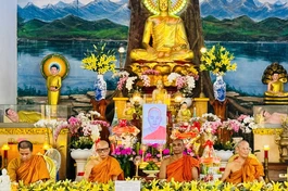 Di ảnh Hòa thượng Giới Nghiêm tại chùa Tam Bảo (TP.Đà Nẵng)