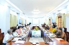 Phiên họp trao đổi về công tác chuẩn bị cho các sự kiện văn hóa diễn ra tại Đại lễ Vesak Liên Hiệp Quốc 2025 