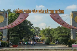 Công viên văn hóa Lê Thị Riêng tọa lạc trên địa bàn phường Hòa Hưng (TP.HCM)