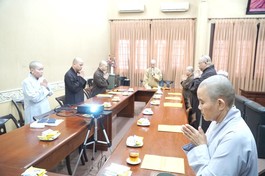 Phiên họp của Hội đồng Điều hành Học viện Phật giáo VN tại TP.HCM