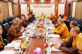 Hội nghị diễn ra ở Trung tâm điều hành, Văn phòng Trung ương GHPGVN, chùa Quán Sứ, Hà Nội