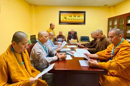 Ban Văn hóa GHPGVN TP.HCM họp thống nhất việc tổ chức Phố ông đồ chủ đề "Tết đoàn viên" năm Tân Sửu