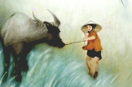 "Được trâu" - trích Thập mục ngưu đồ, tranh Y Sa